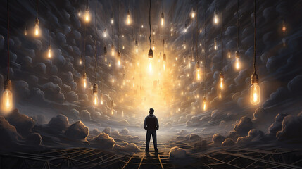 Obraz premium tempestade de idéias 