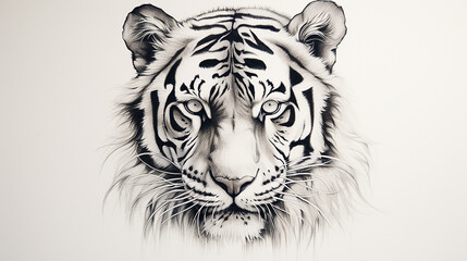 tigre desenho 