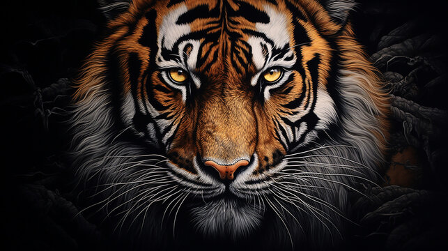 tigre de bengala magestoso 