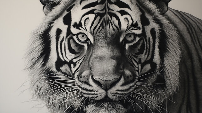Tigre desenho 
