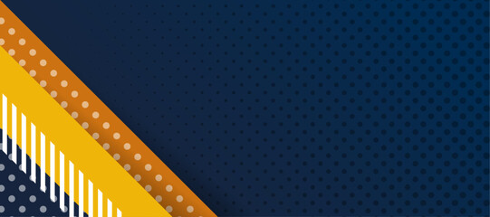 Obraz premium Blue geometric abstract background, modern minimalist presentation background, business and technology banner background.