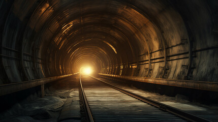 Fototapeta na wymiar luz no fim do tunel 