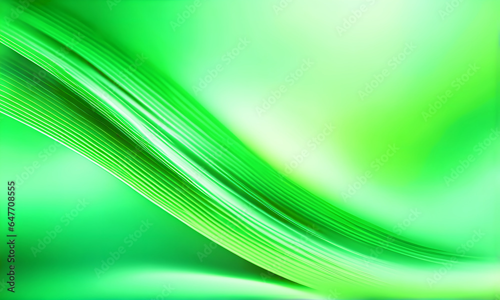 Aufkleber Smooth gradient green and white abstract backdrop
