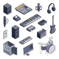 Music Studio Icon Set