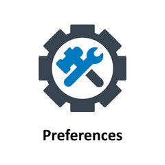 Preferences Vector Icon

