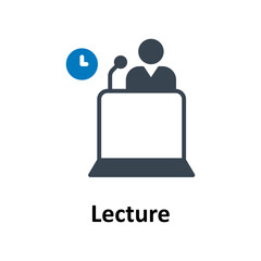 Lecture Vector Icon

