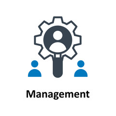 Management Vector Icon

