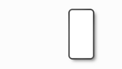 3d mobile phone realistic design. Vector illustration. Eps10 