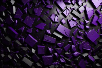 Abstract background purple mosaic pattern texture made with Generative AI