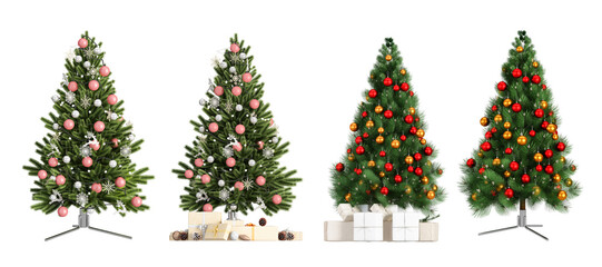 christmas tree with gifts