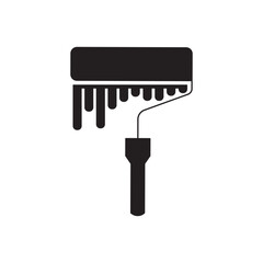 roller painting icon