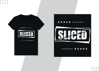 black T-Shirt Design template. Vector Typography Style T-shirt design Unique Design template