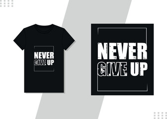 black T-Shirt Design template. Vector Typography Style T-shirt design Unique Design template
