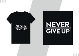 black T-Shirt Design template. Vector Typography Style T-shirt design Unique Design template