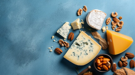 Cheese, delicious food concept, created with Generative AI technology