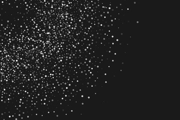 sparkling particles.