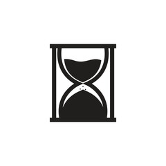 Sandglass timer logo icon