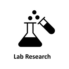 Lab research Vector Icon

