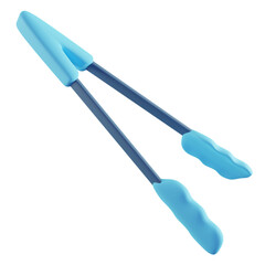 3D Illustration of Blue Tongs