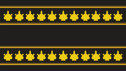 Background element or vector, clip art, and symbol. Flat design of floral element concept and simple design for decoration