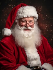 Portrait of happy Santa Claus, christmas