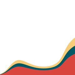 abstract colorful wave