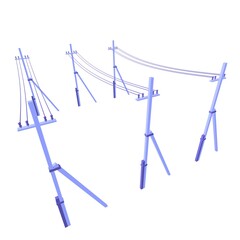 Electrical transmission tower pylon