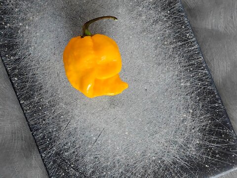 Yellow Carolina Reaper Pepper Chili