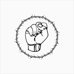 Beautiful ,stylish Black lives matter bundle art and illustration