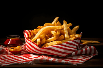 French fries, food, pommes, frites, fritas, fried