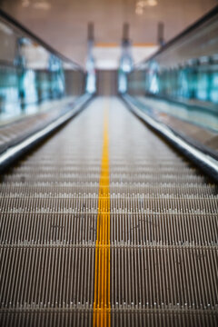 Top Of Escalator Going Down Beijing China