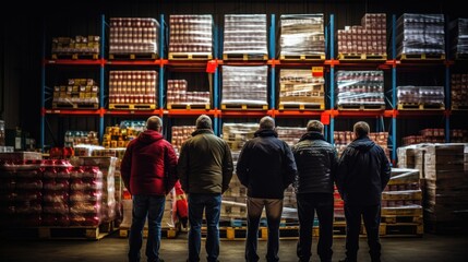 On the Warehouse Floor: Busy Day in Shipping