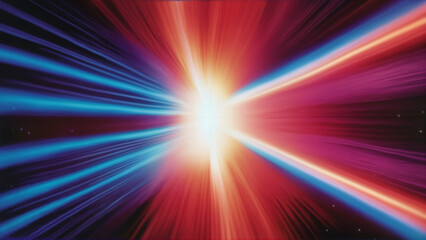 Space Warp Light Streak Effect