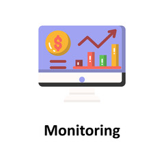 Monitoring Vector Icon

