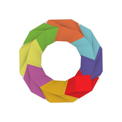 colorful circle