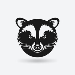 Raccoon Mascot Animal Head