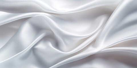 Obraz premium White satin fabric background