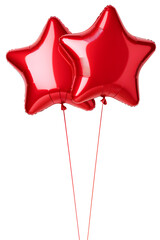 Red star balloon for party and celebration