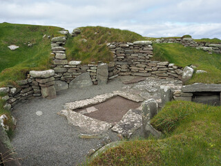 Jarlshof Prehistoric and Norse Settlement, Sumburgh. Shetland Islands. Scotland © AurelienB
