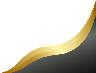 abstract black golden border