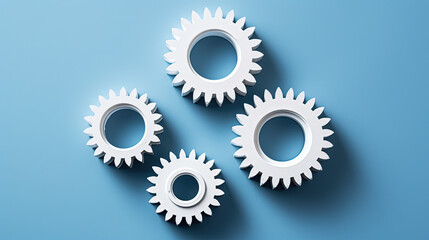 White Gears Generative AI
