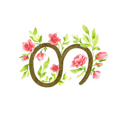 Naklejka premium letter of the Georgian alphabet. letter თ