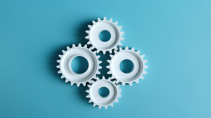 White Gears Generative AI
