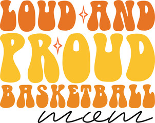 Basketball retro svg design