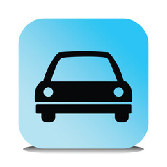 Transportation icon set, vector, clip art, and symbol. Icon set  concept  with a square shape.