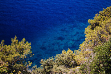 Naklejka na ściany i meble view of the adriatic sea