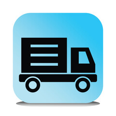 Transportation icon set, vector, clip art, and symbol. Icon set  concept  with a square shape.