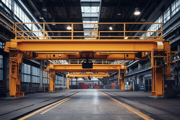 Overhead crane or bridge crane include hoist lifting for transportation in factory or warehouse