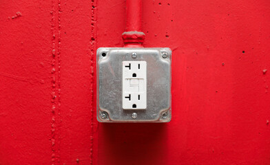 electrical outlet plug, symbolizing energy connection and electrical power source