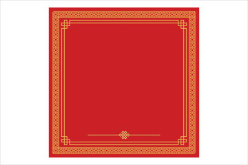 Chinese traditional border and frame template. Chinese ornament icon, Background texture vector set